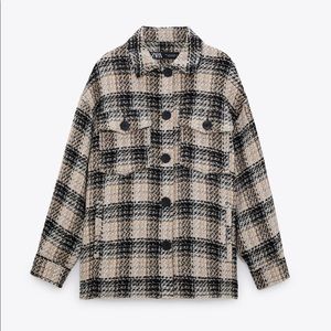 Zara Plaid Shacket